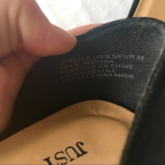 {JustFab} Black Flats. Size 6.5 HOST PICK! - Picture 8 of 8